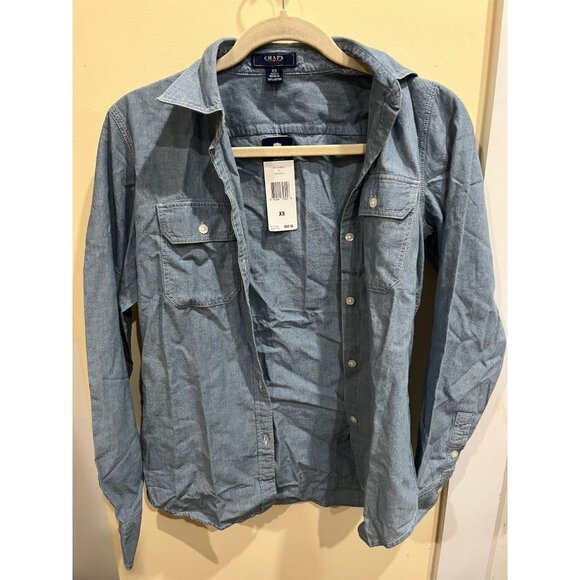 Chaps denim top - Picture 1 of 4